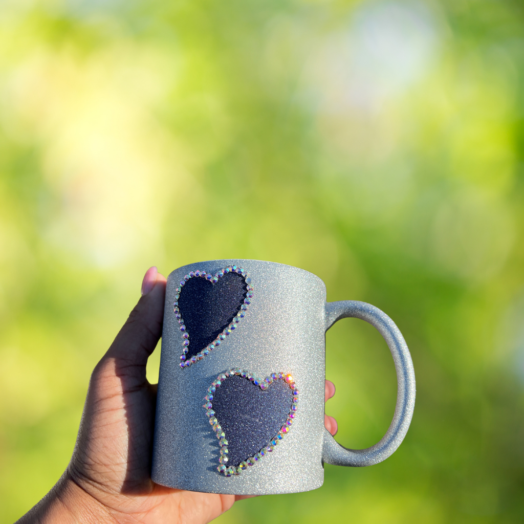 Glitter & Rhinestones Custom Mug
