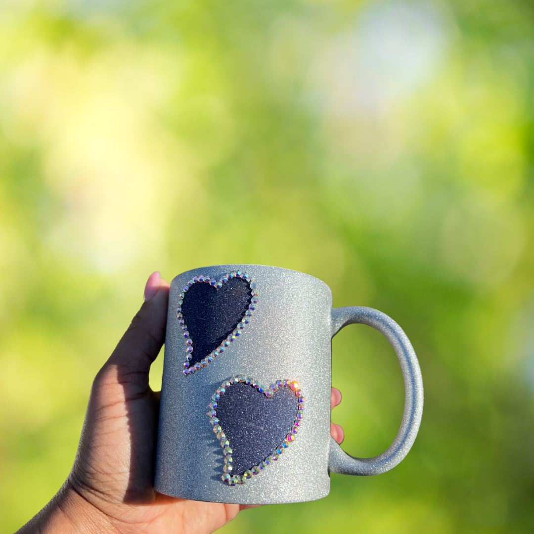 Glitter & Rhinestones Custom Mug