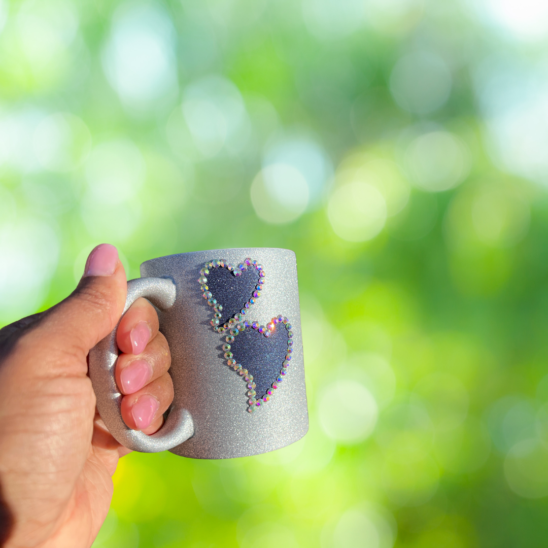 Glitter & Rhinestones Custom Mug
